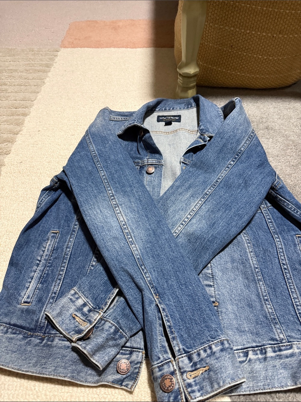 Lucky Brand Classic Blue Denim Jean Jacket - Women's - Picture 4 of 5